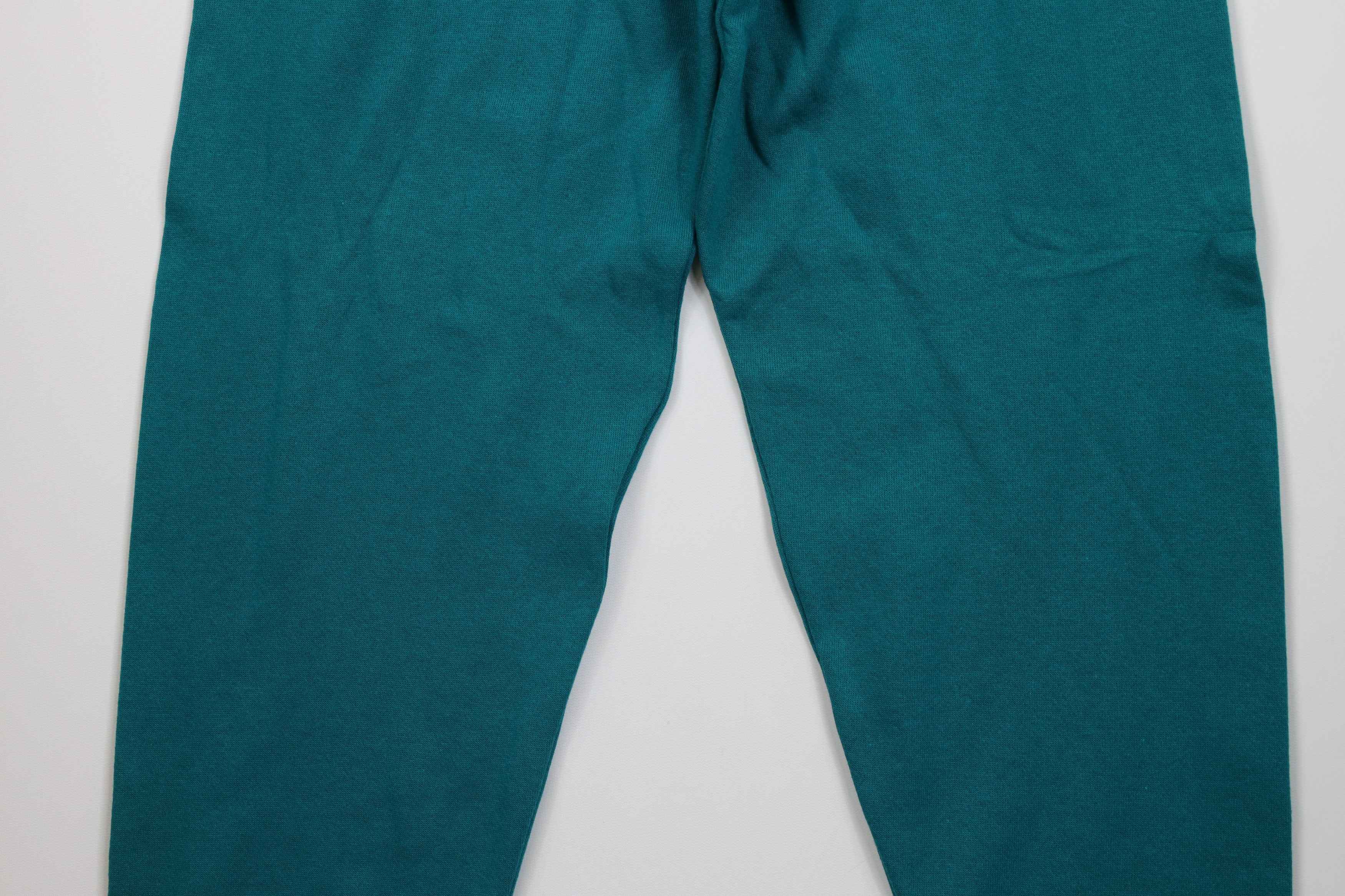 Vintage Deadstock Vintage 90s Streetwear Sweatpants Joggers Teal USA Size 26" / US 2 / IT 38 - 10 Thumbnail