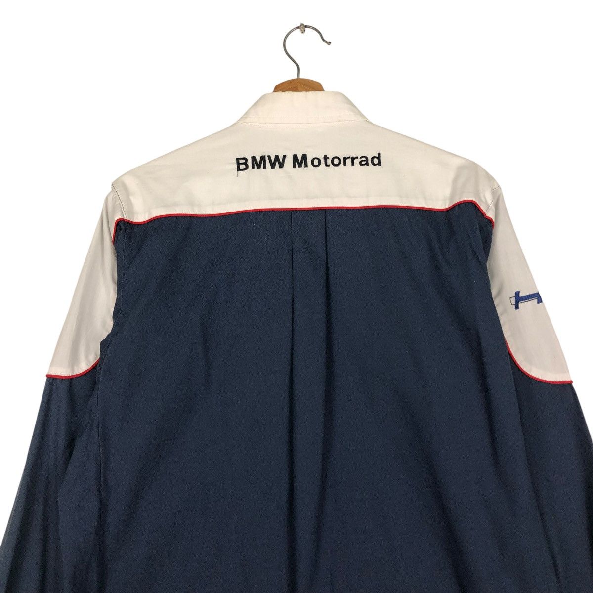 Japanese Brand 🔥VINTAGE WORK SHIRT RACING JACKET BMW MOTORRAD BIG LOGO Size US M / EU 48-50 / 2 - 9 Thumbnail