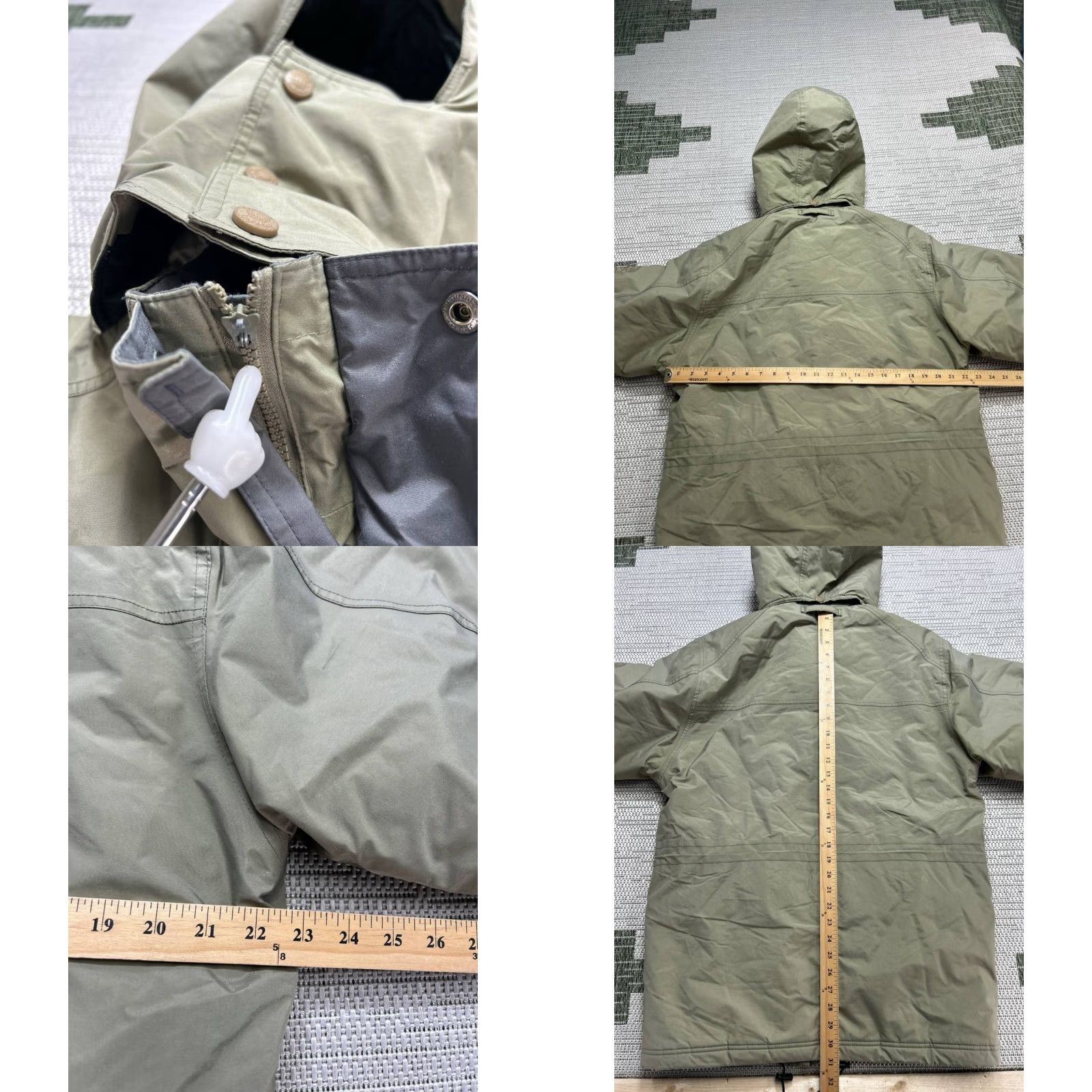 Vintage Cabela's Jacket Mens Medium Green Insulated Full Zip Parka Gore Tex Casual Outdoor Winter Parka Men M Green Full Zip Jacket Size US M / EU 48-50 / 2 - 8 Thumbnail