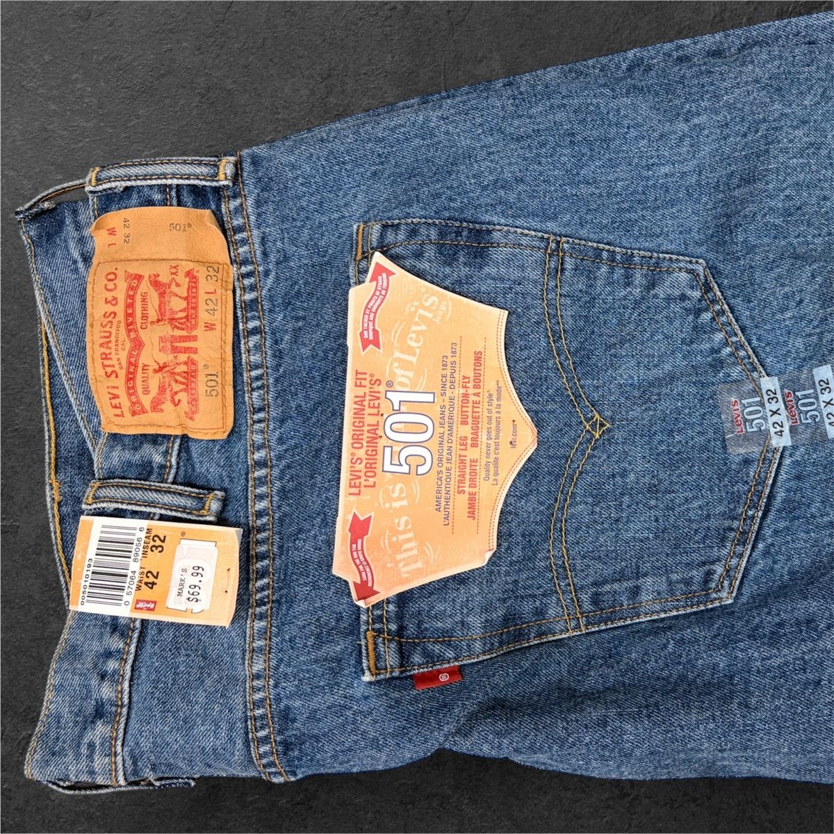 Levi's Levis 501 brand new Size US 42 / EU 58 - 2 Thumbnail