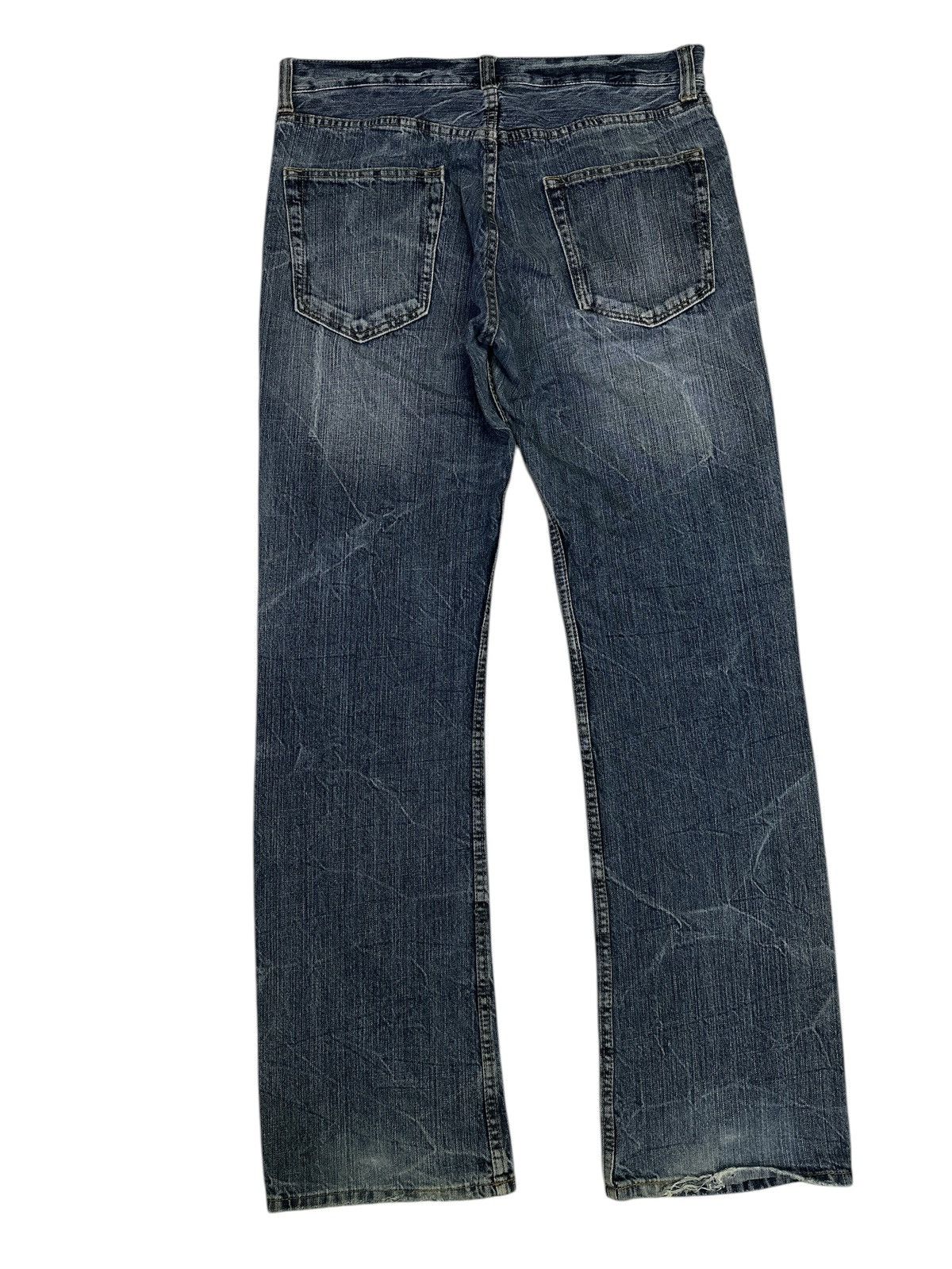 If Six Was Nine Japanese Brand Villand Bootcut Crazy Lightning Denim 💥 Size US 32 / EU 48 - 3 Thumbnail