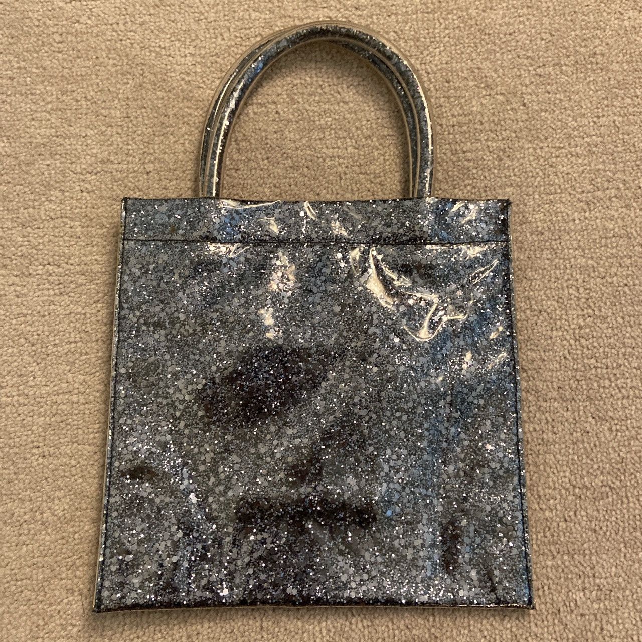 Miu Miu Miu Miu AW1998 collectors handbag in silver glitter Size ONE SIZE - 3 Thumbnail