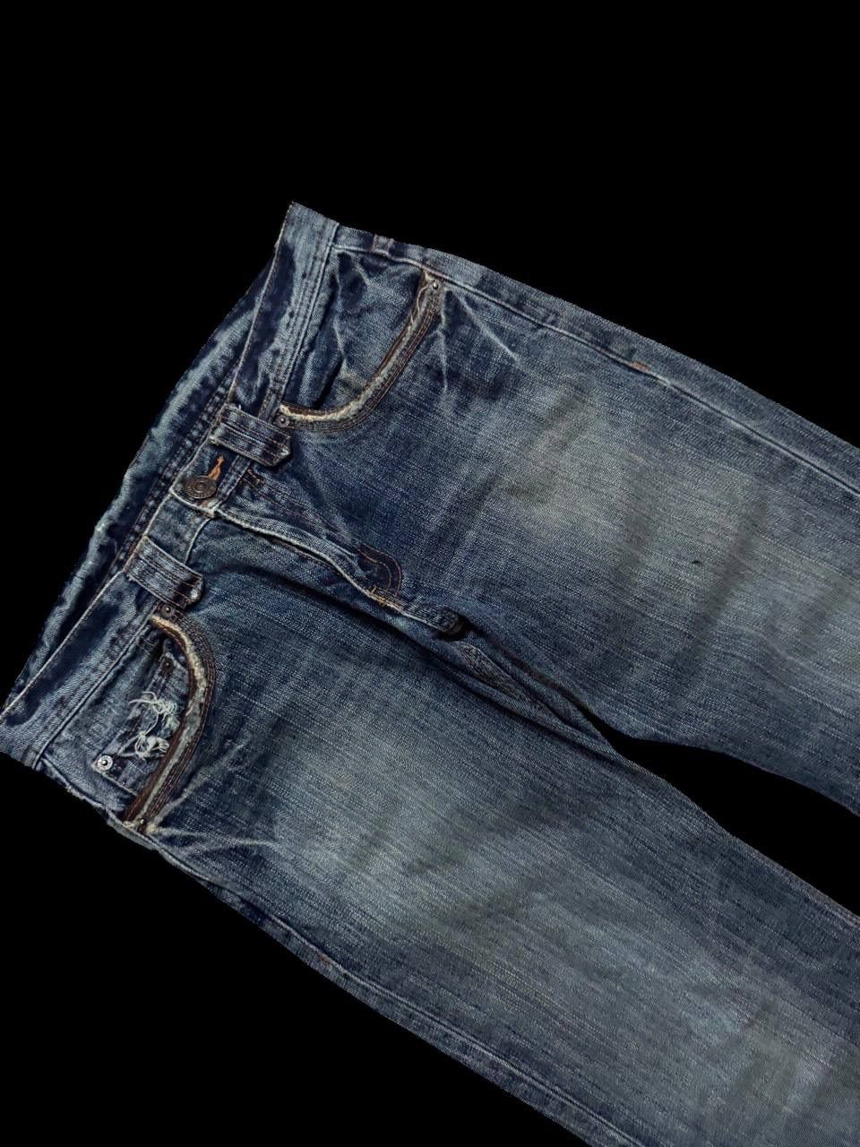 Japanese Brand FLARE Vintage 90s 🇯🇵 Edge Rupert Mudwash Distressed Sick Jean Size US 31 - 6 Thumbnail
