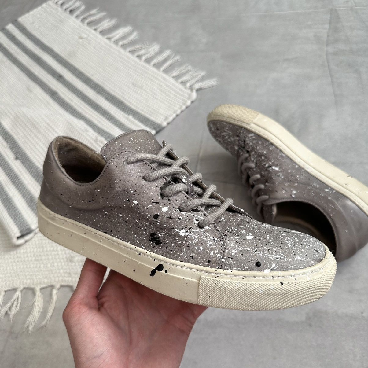 The Last Conspiracy Splashed The Last Conspiracy Sneakers Shoes Margiela Vibe Size US 7 / EU 40 - 7 Thumbnail