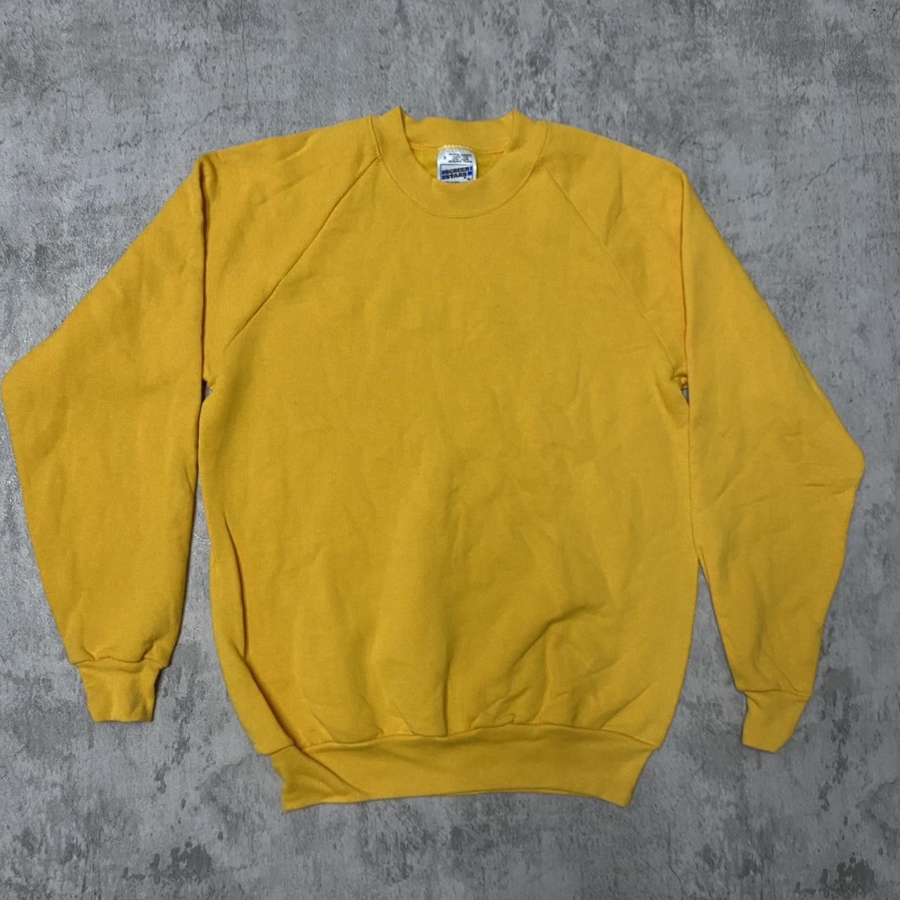 Other Yellow vintage 80s crewneck sweatshirt clothing Size US S / EU 44-46 / 1 - 1 Thumbnail