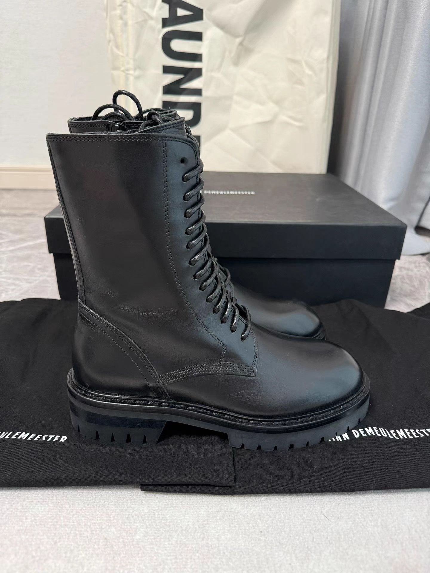Ann Demeulemeester Ann Demeulemeester Ankle Boots K6 Size US 6.5 / IT 36.5 - 3 Thumbnail