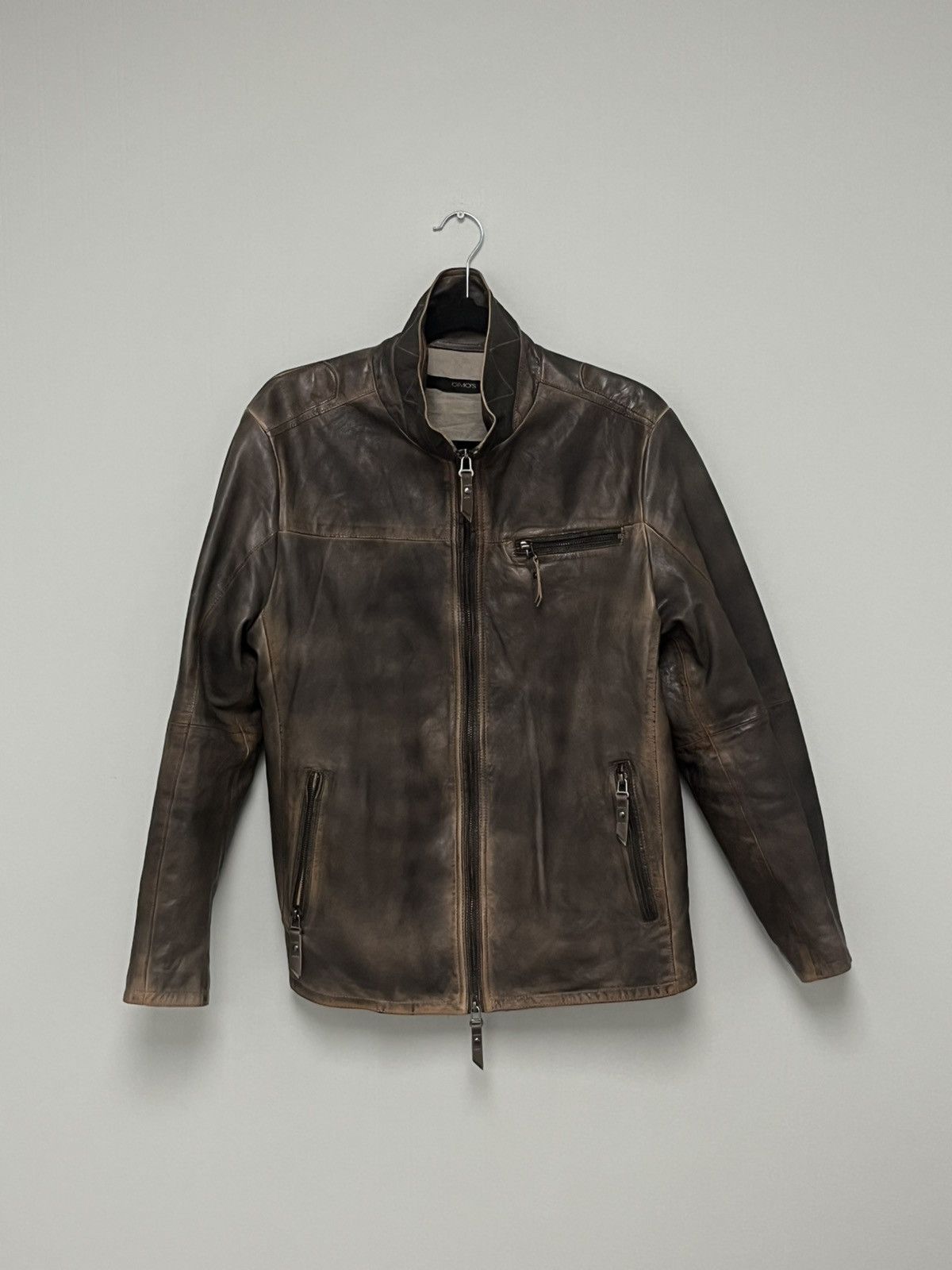 Gimo's Leather jacket. Medium Size US M / EU 48-50 / 2 - 7 Thumbnail