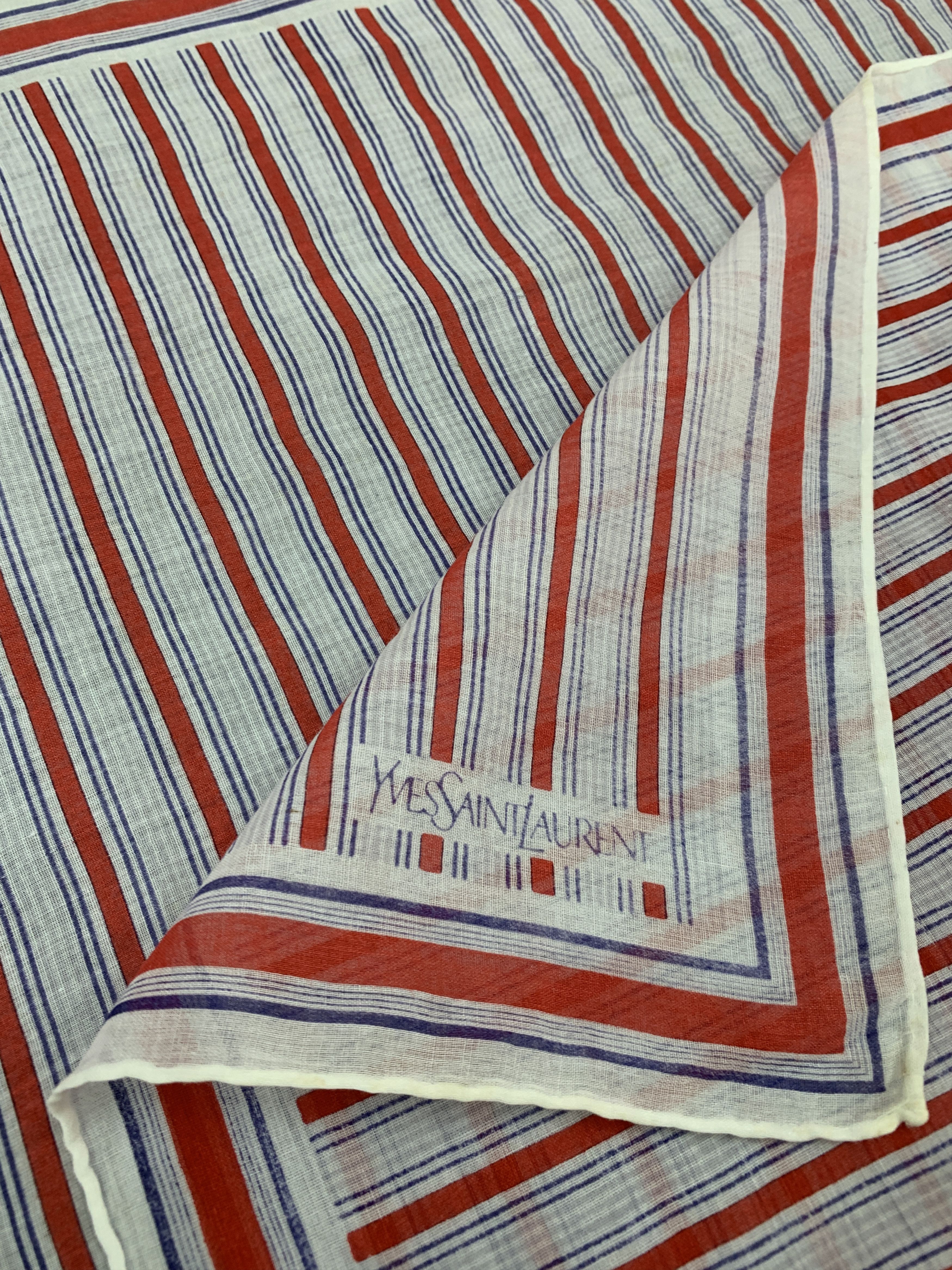 Vintage × Yves Saint Laurent Vintage Yves Saint Laurent Neckerchief/Handkerchief - HKA918 Size ONE SIZE - 8 Thumbnail