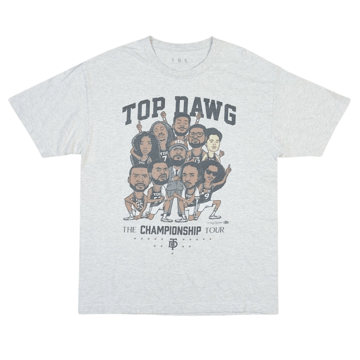 Band Tees × Kendrick Lamar × Top Dawg Entertainment TDE Top Dawg Entertainment EST 2006 Championship Tour TEE Size US L / EU 52-54 / 3 - 2 Thumbnail