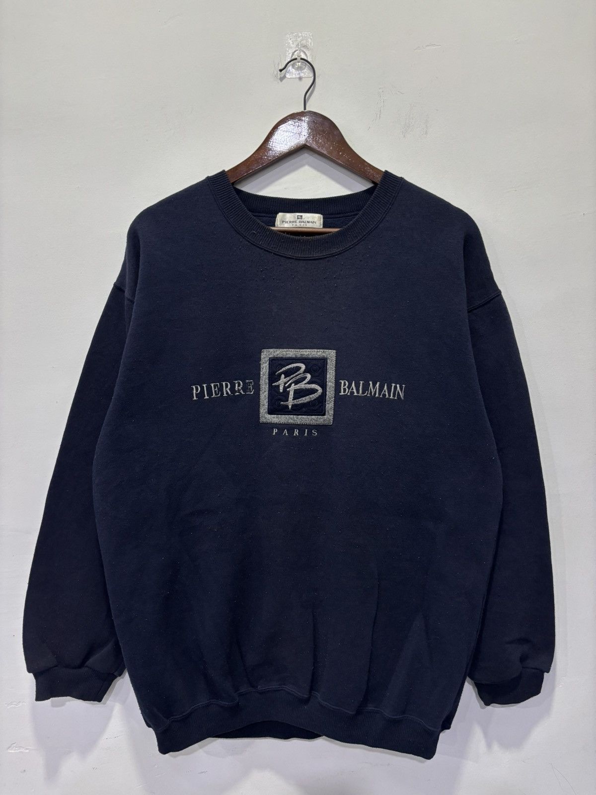 Pierre Balmain Vintage Pierre Balmain Sweatshirt Size US XL / EU 56 / 4 - 1 Thumbnail