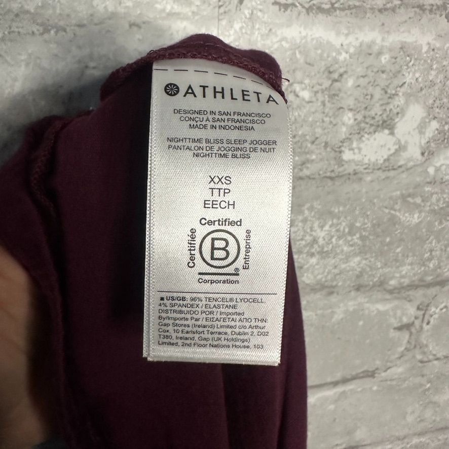 Athleta Athleta Nightime Bliss Sleep Jogger NWT Size XXS (Candy Red) Size 24" / US 00 / IT 34 - 13 Thumbnail