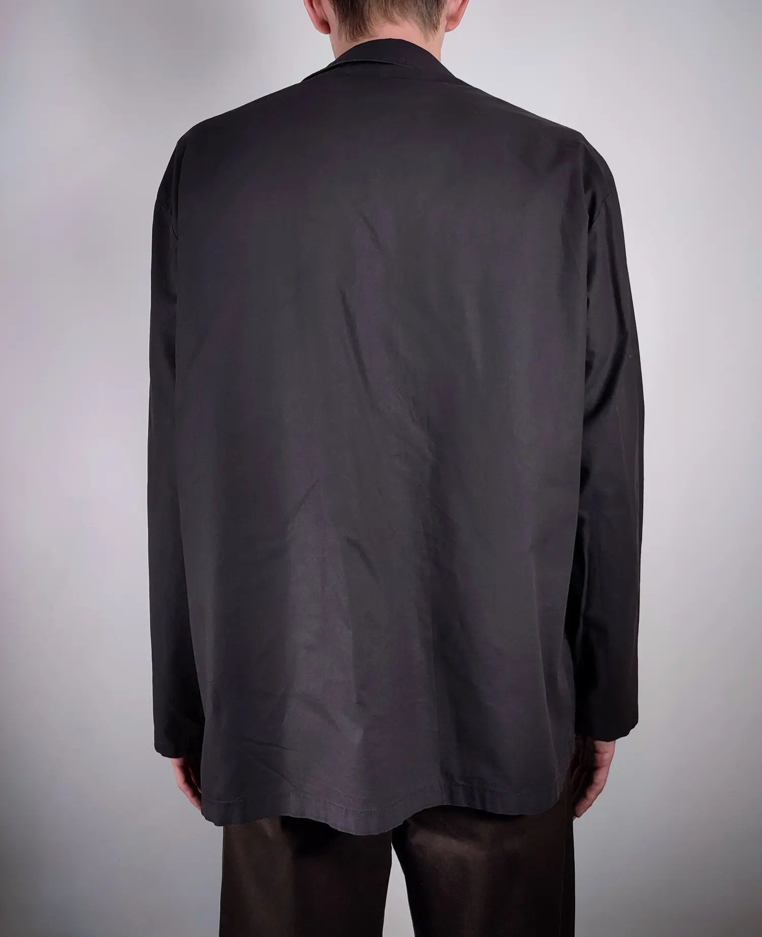 Emporio Armani 90's Emporio Armani Vintage Chore PU Worker jacket Size US XL / EU 56 / 4 - 10 Thumbnail