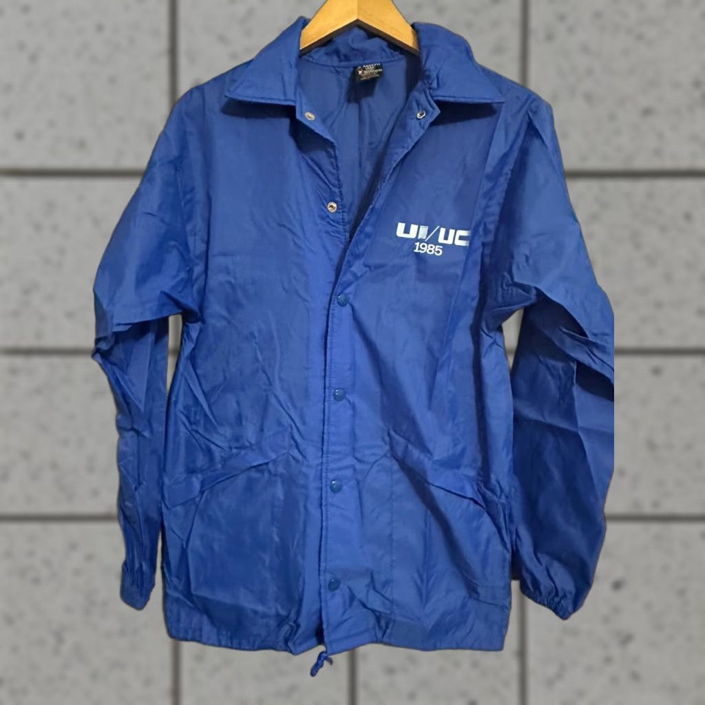 Vintage VINTAGE Aristo Jac Jacket Blue Medium M Men's Windbreaker 80s 1985 USA Size US M / EU 48-50 / 2 - 1 Thumbnail