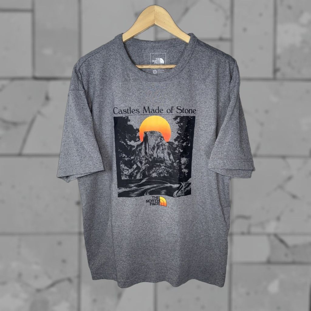 The North Face VINTAGE North Face Castles Made Of Stone Graphic Tee 98% Recycled Materials Mens L Size US L / EU 52-54 / 3 - 1 Thumbnail