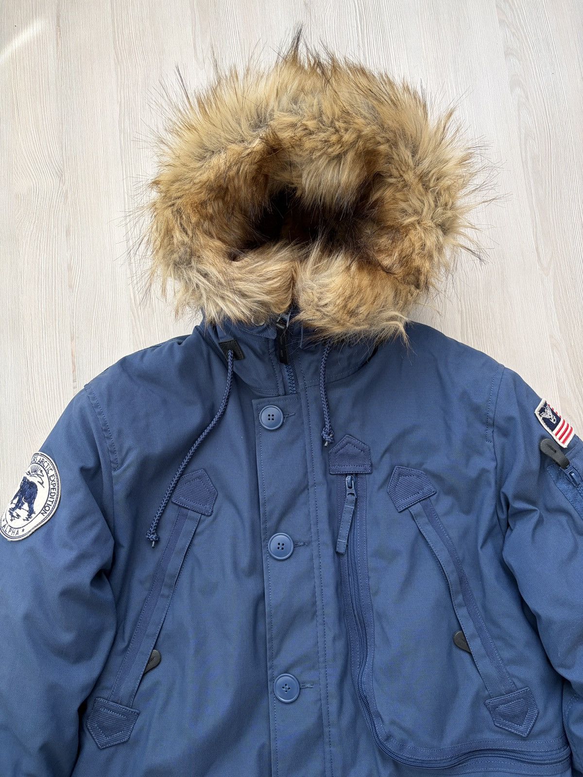 Alpha Industries Alpha Industries Polar n3B Extreme Expedition Blue Parka Size US M / EU 48-50 / 2 - 2 Thumbnail