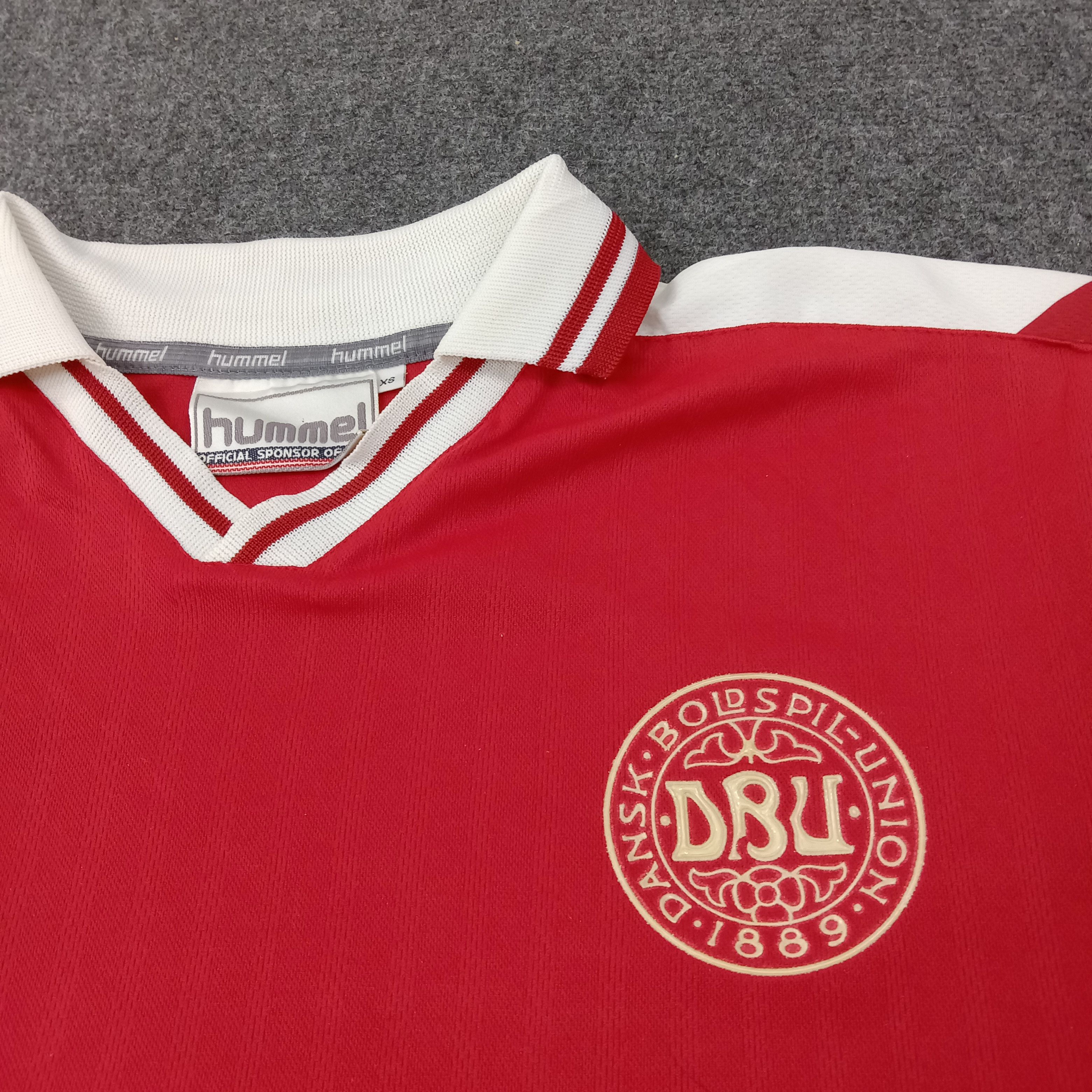 Hummel Hummel DBU Dansk Bold Pil-Union 90's Jersey C259N9 Size US M / EU 48-50 / 2 - 4 Thumbnail