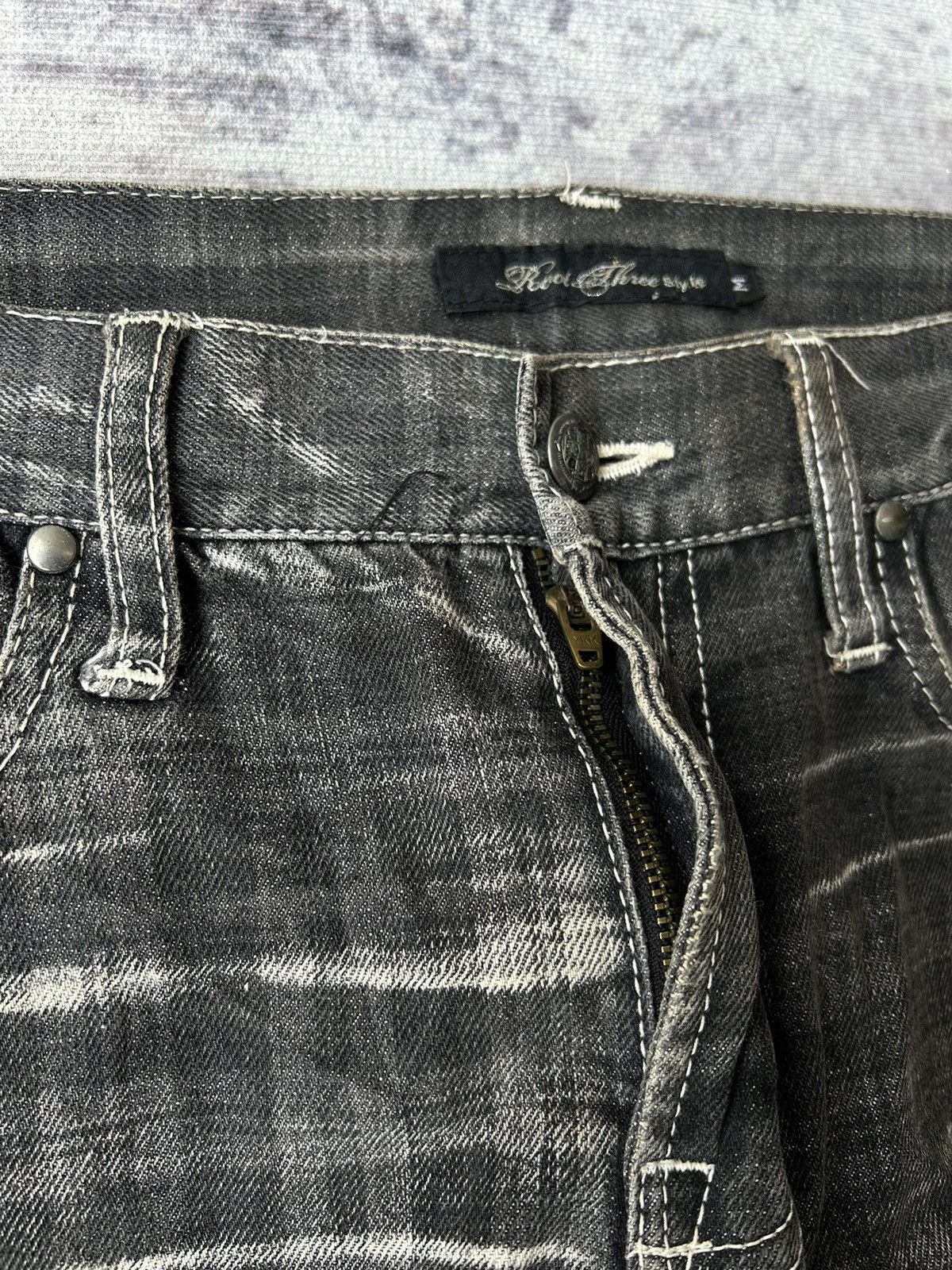 Japanese Brand Y2k Rock Punk Style Jeans Size US 31 - 8 Thumbnail