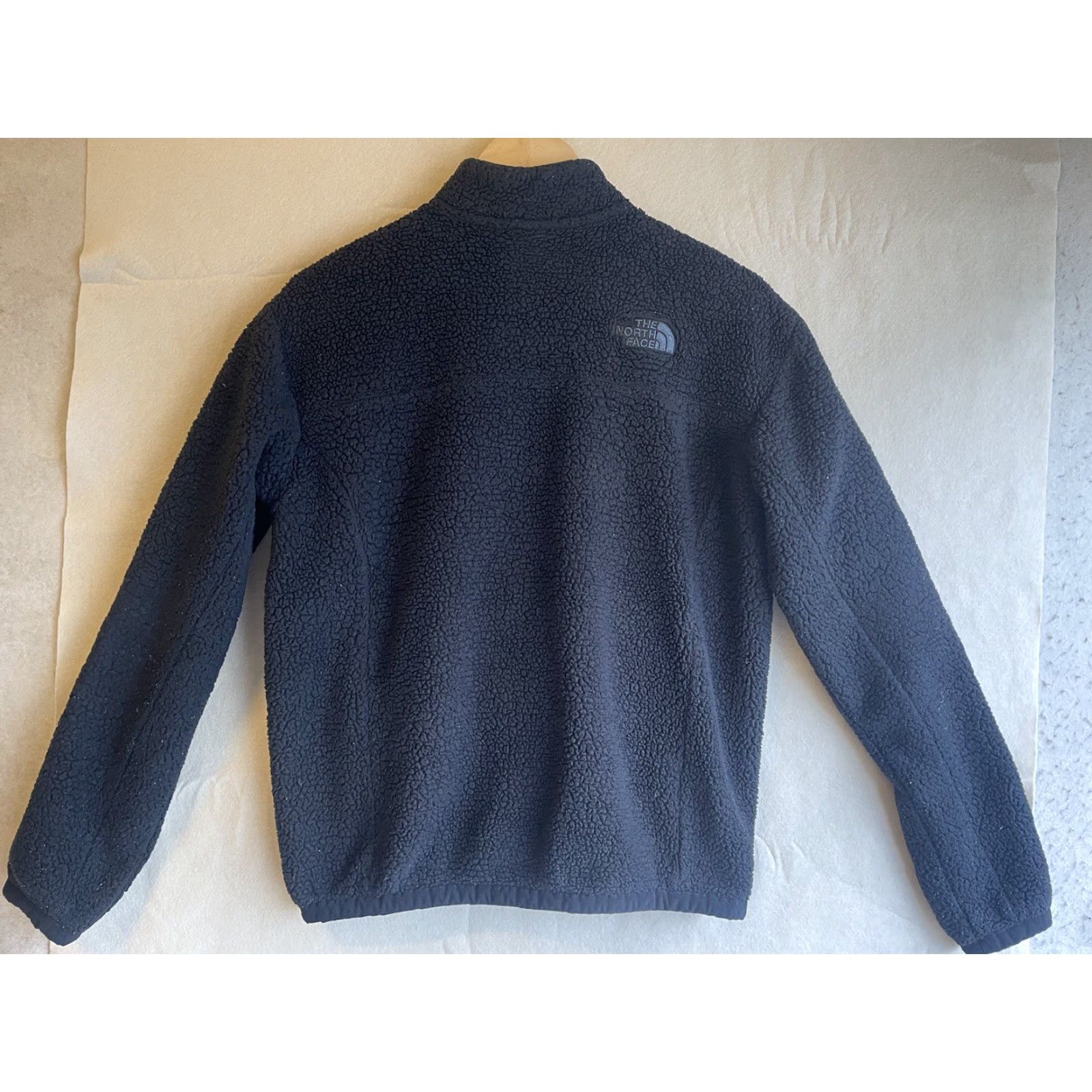 The North Face The North Face Jacket Womens Large Black Winter Zip Up Made In Jordan Fuzzy Size L / US 10 / IT 46 - 3 Thumbnail