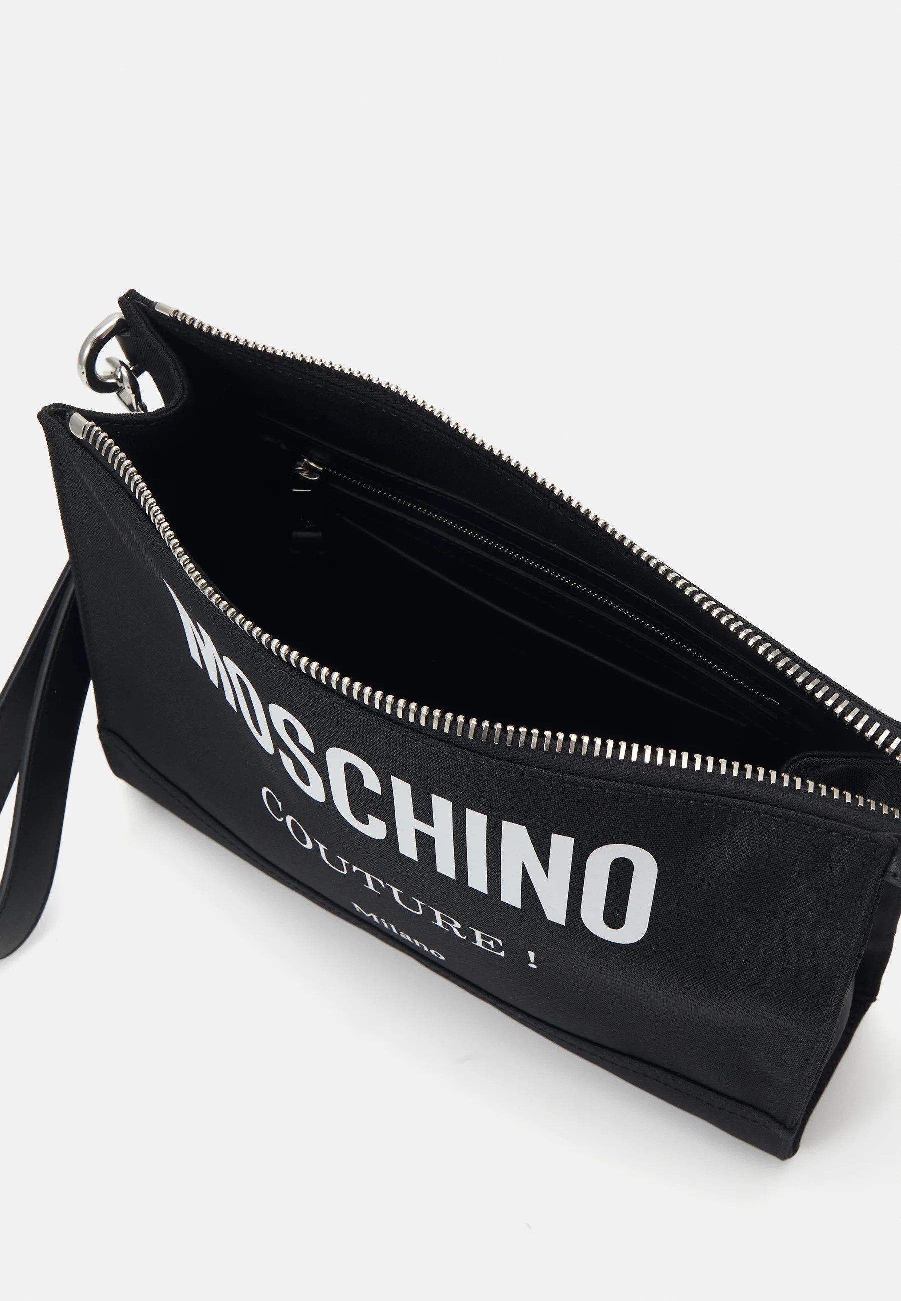 Moschino o1s22i1n0924 Size: OS / Nylon Logo Pouch in Black Size ONE SIZE - 3 Thumbnail