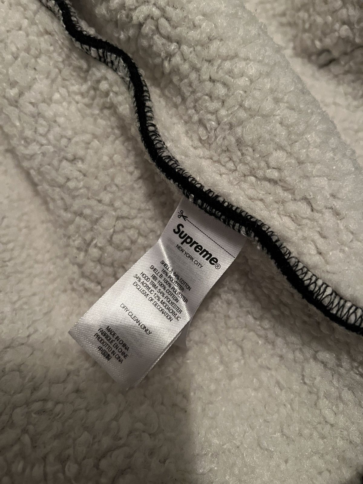 Supreme Supreme Faux Fur Zip Up Hooded Sweatshirt Size US XL / EU 56 / 4 - 5 Thumbnail