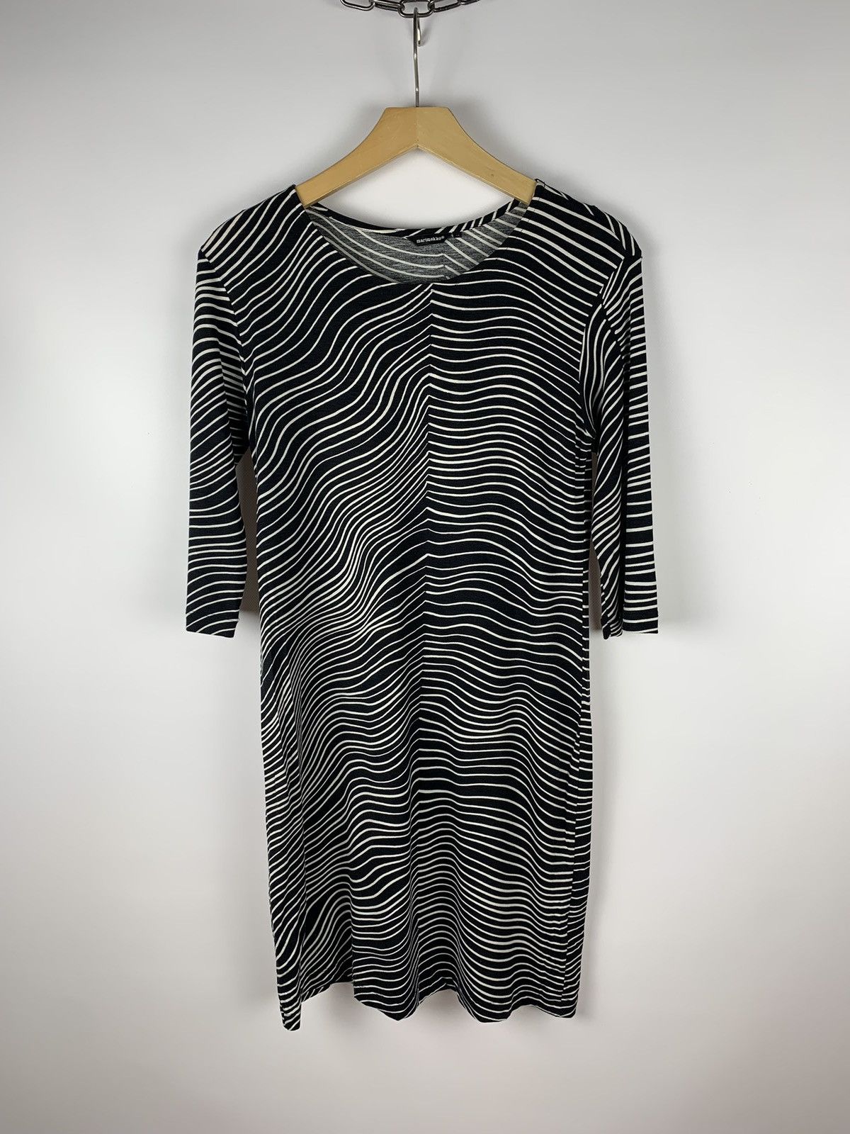 Marimekko Marimekko 3/4 Sleeve Round Neck Dress Zebra Pattern Size XS Size XS / US 0-2 / IT 36-38 - 1 Thumbnail