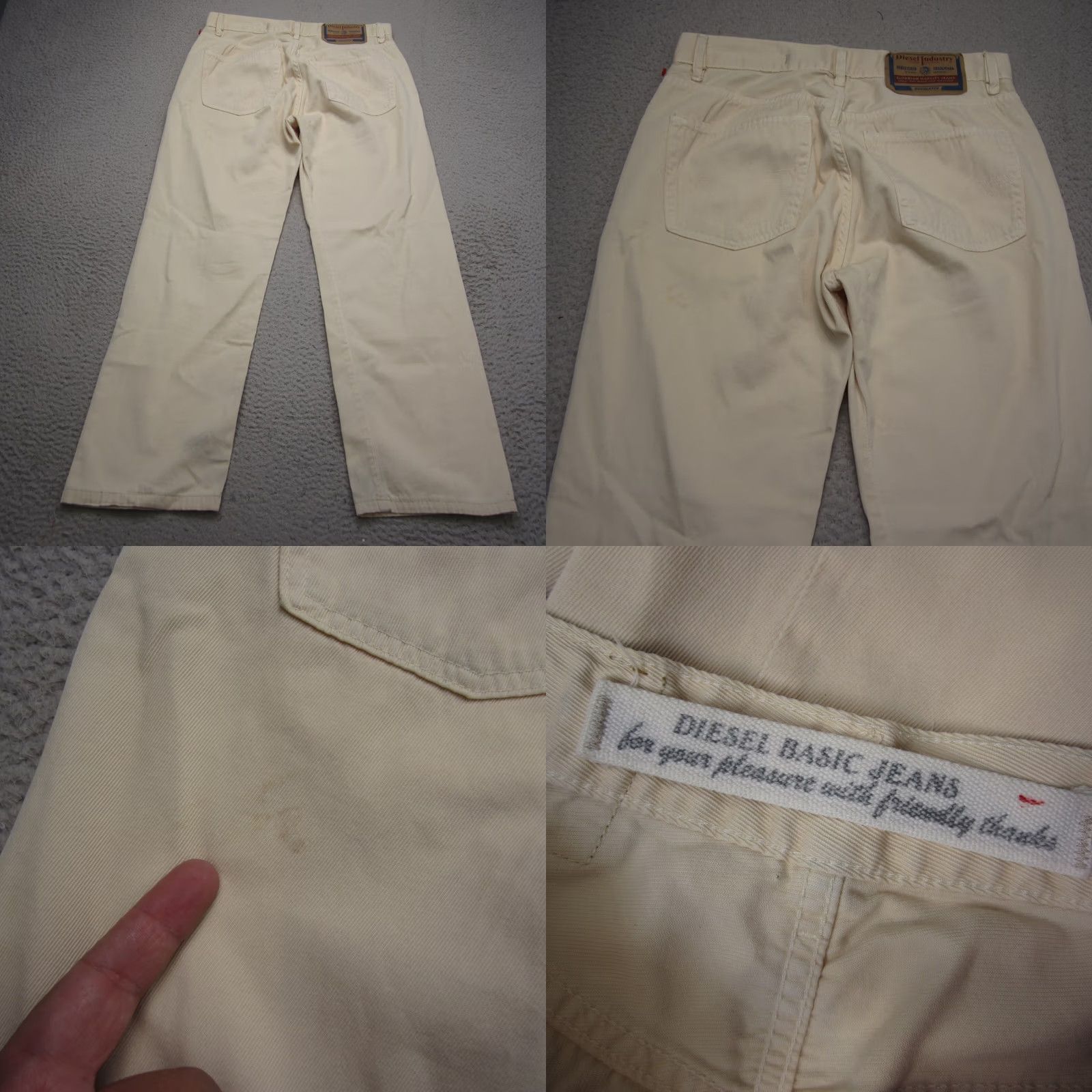 Diesel Diesel Jeans Men 31 Brown Bootcut Denim Designer Preppy Faded Size US 31 - 8 Thumbnail