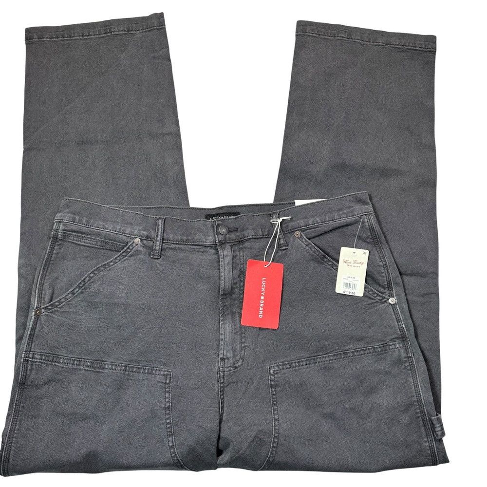 Lucky Brand NWT New $119 Lucky Brand 181 Relaxed Straight Carpenter Jea Size US 38 / EU 54 - 4 Thumbnail