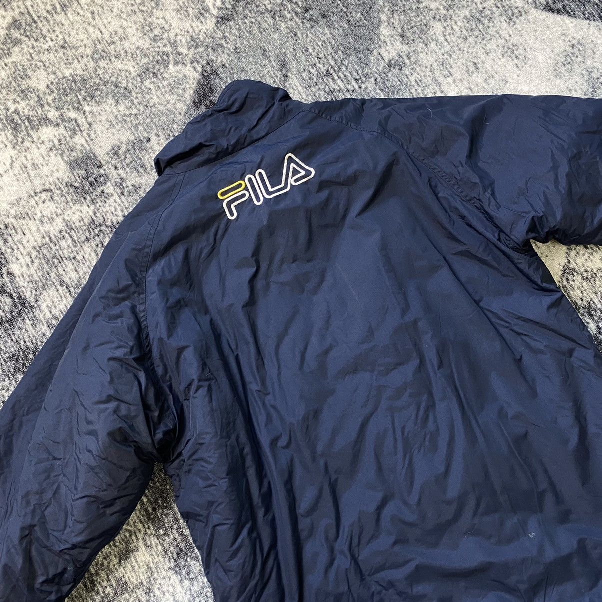 Fila Vintage FIla Down Jacket Elongated Jacket Zip Up Y2K 90s Size US XL / EU 56 / 4 - 7 Thumbnail