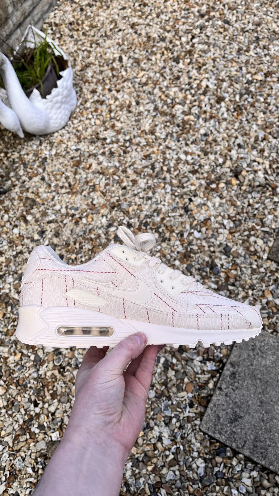 Nike NIKE AIR MAX 90 PINSTRIPE-NATURAL CHILLI Size US 10.5 / EU 43-44 - 11 Thumbnail
