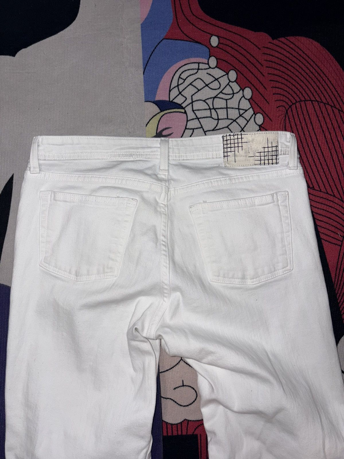 Handmade White 1of1 Handmade Flare Jeans Size US 32 / EU 48 - 5 Thumbnail