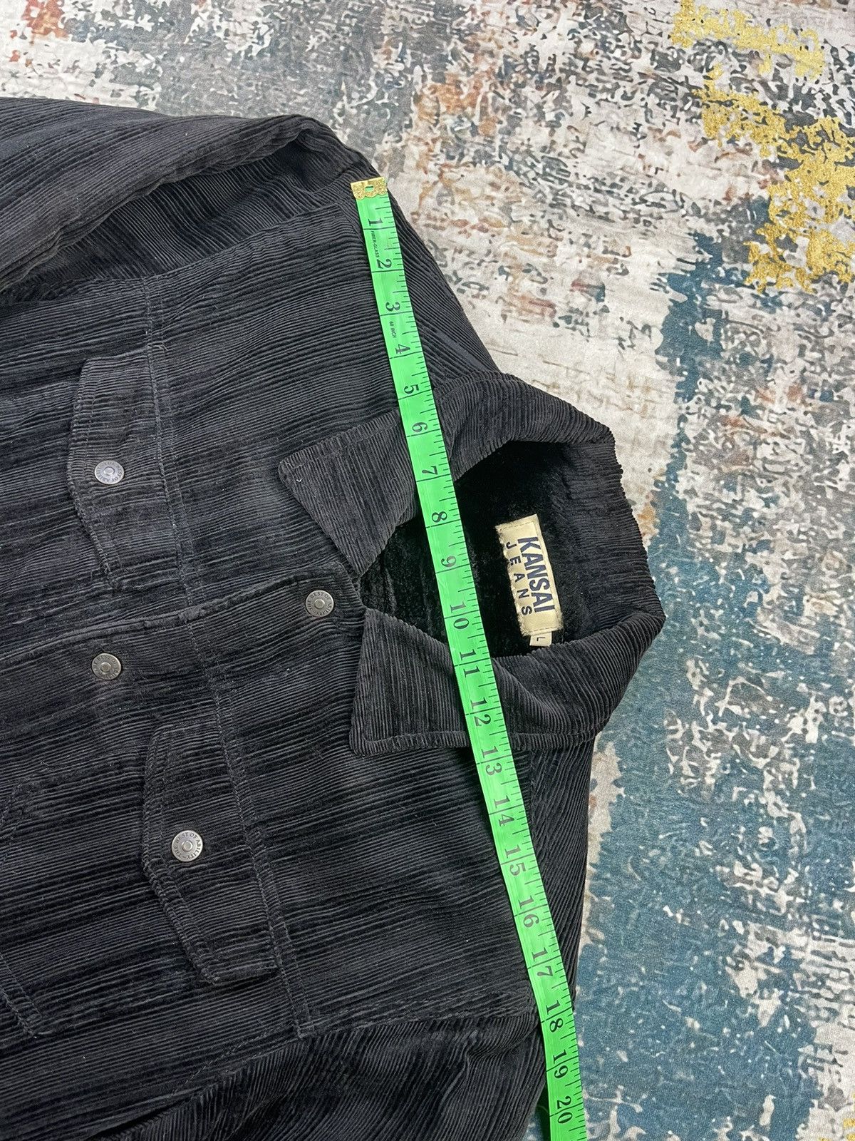 Kansai Yamamoto Kansai Jeans Vertical Striped Corduroy Jackets Size US M / EU 48-50 / 2 - 13 Thumbnail