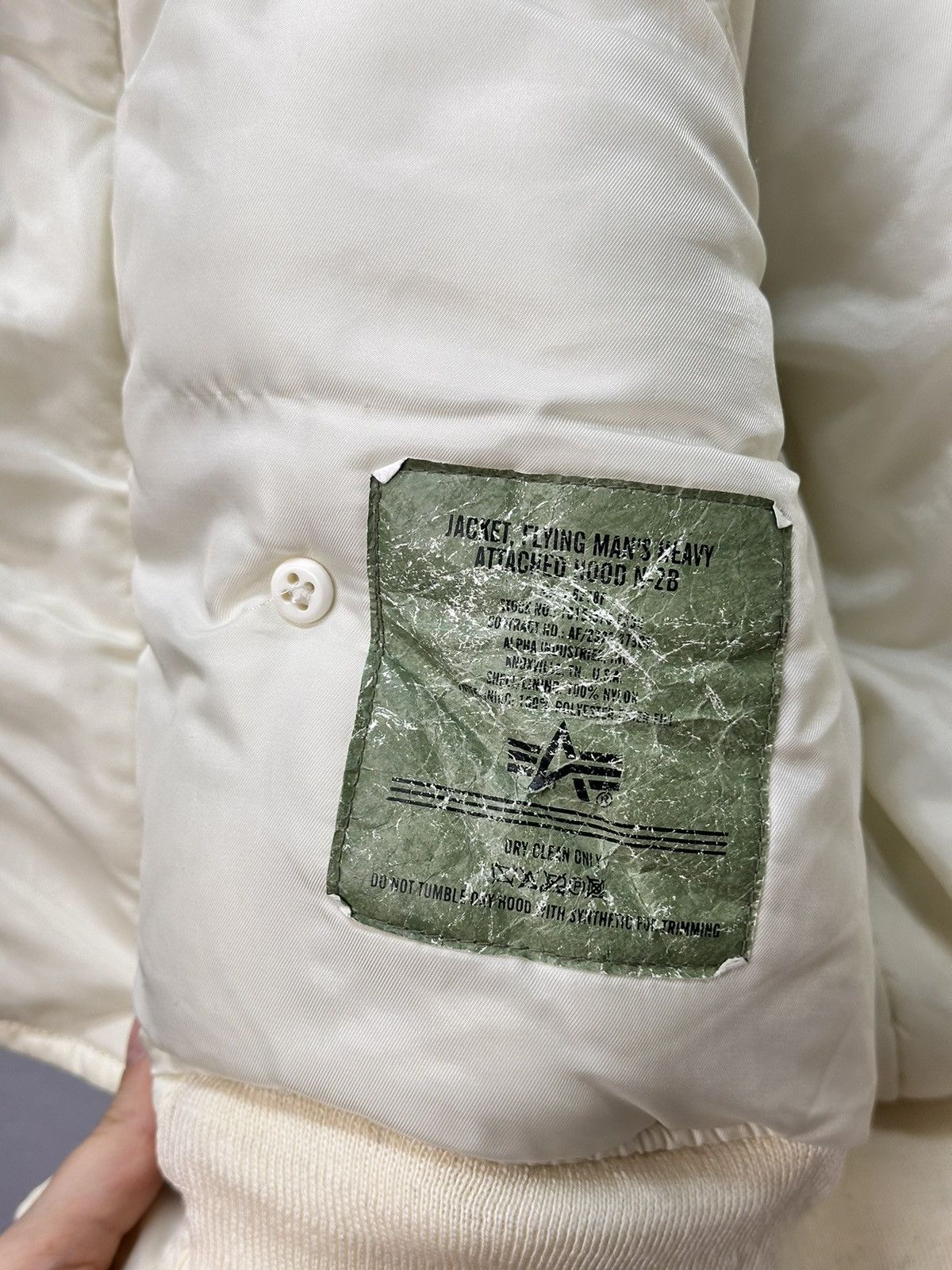 Vintage Alpha Industries Jacket Fur Ifsixwasnine Y2K Japan