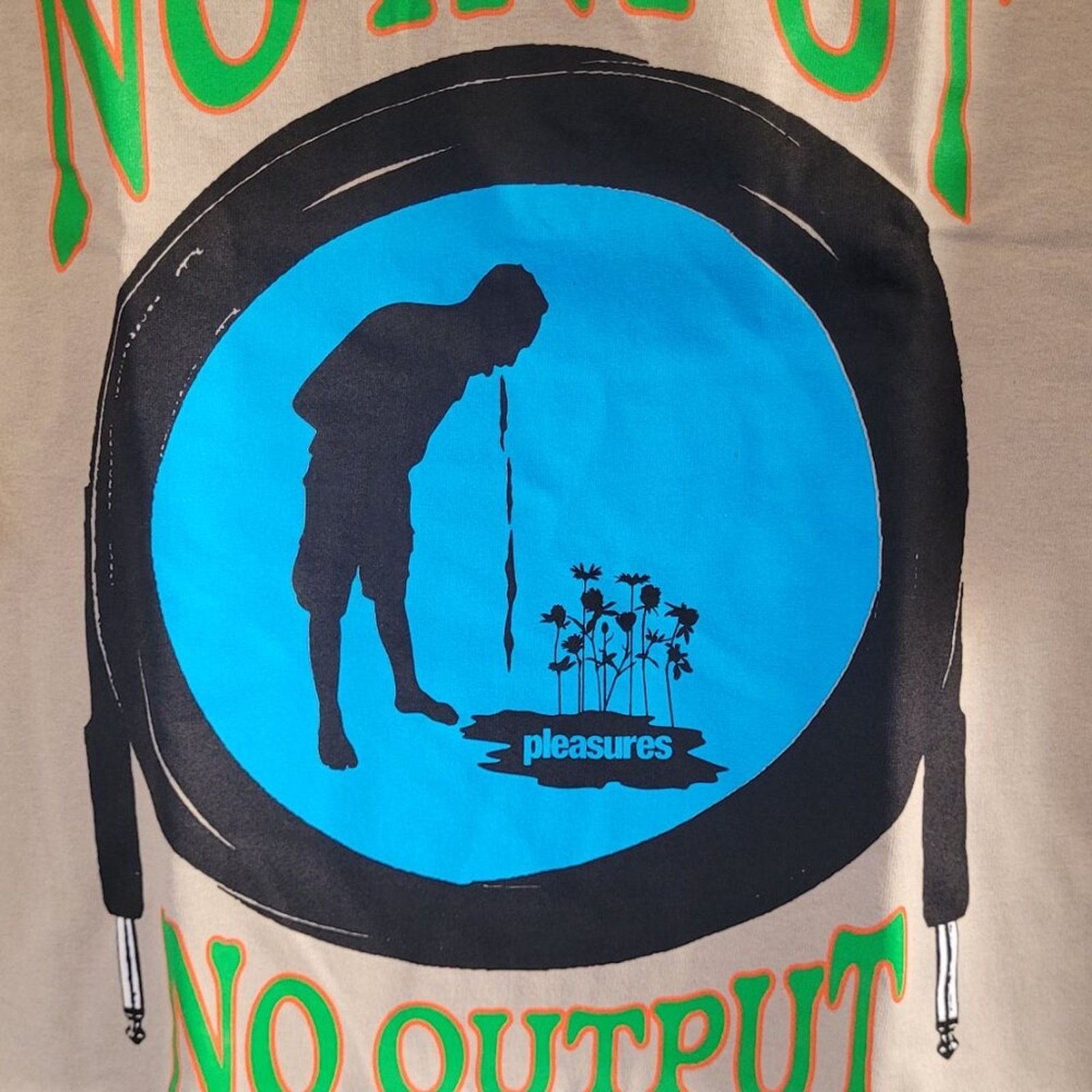 Pleasures PLEASURES No Input No Output Graphic T-Shirt Large Audio Size US L / EU 52-54 / 3 - 3 Thumbnail