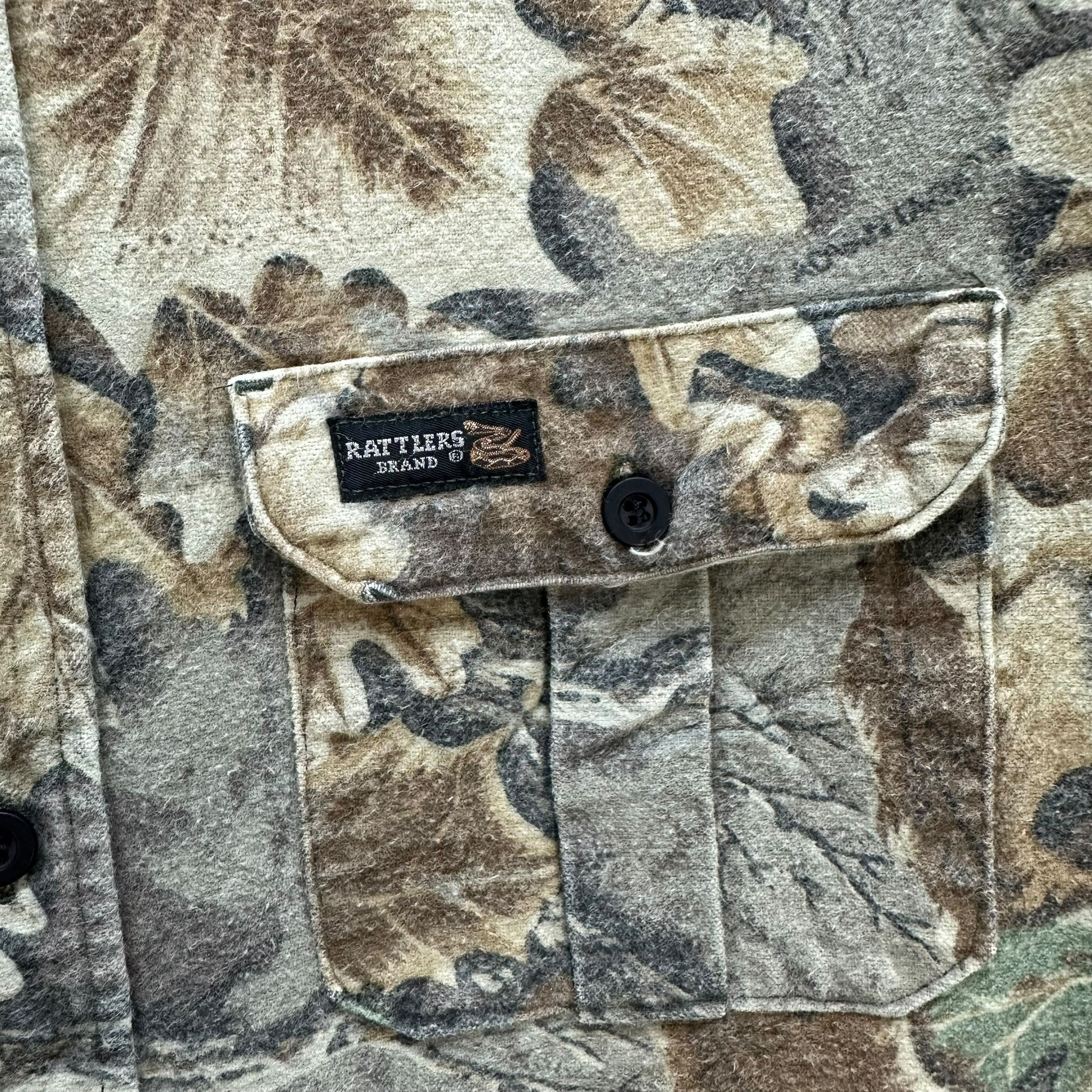Realtree Vintage 70's RATTLERS BRAND Realtree Button Shirt #012-1420 Size US L / EU 52-54 / 3 - 3 Thumbnail