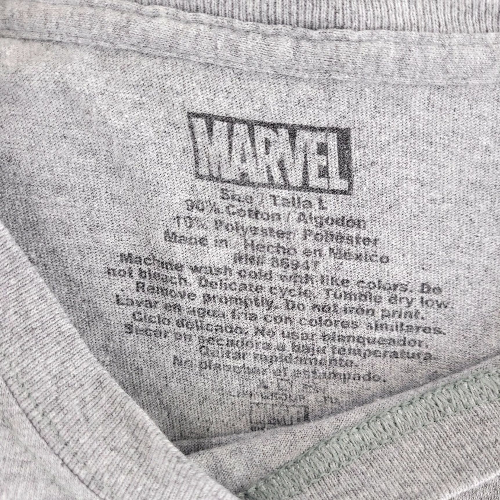 Vintage Marvel Deadpool T Shirt Mens Large Gray Crewneck Size US L / EU 52-54 / 3 - 3 Thumbnail