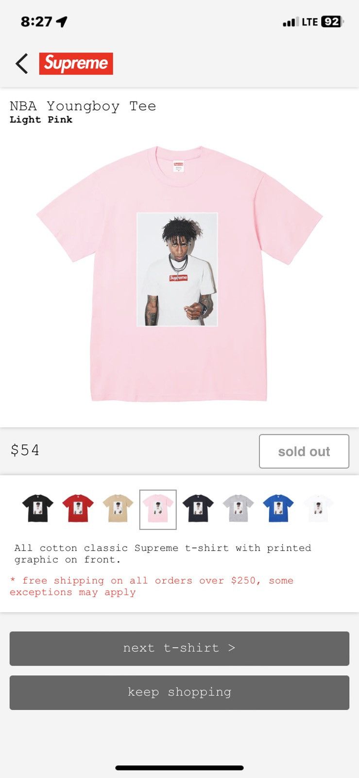 Supreme NBA YoungBoy Collab