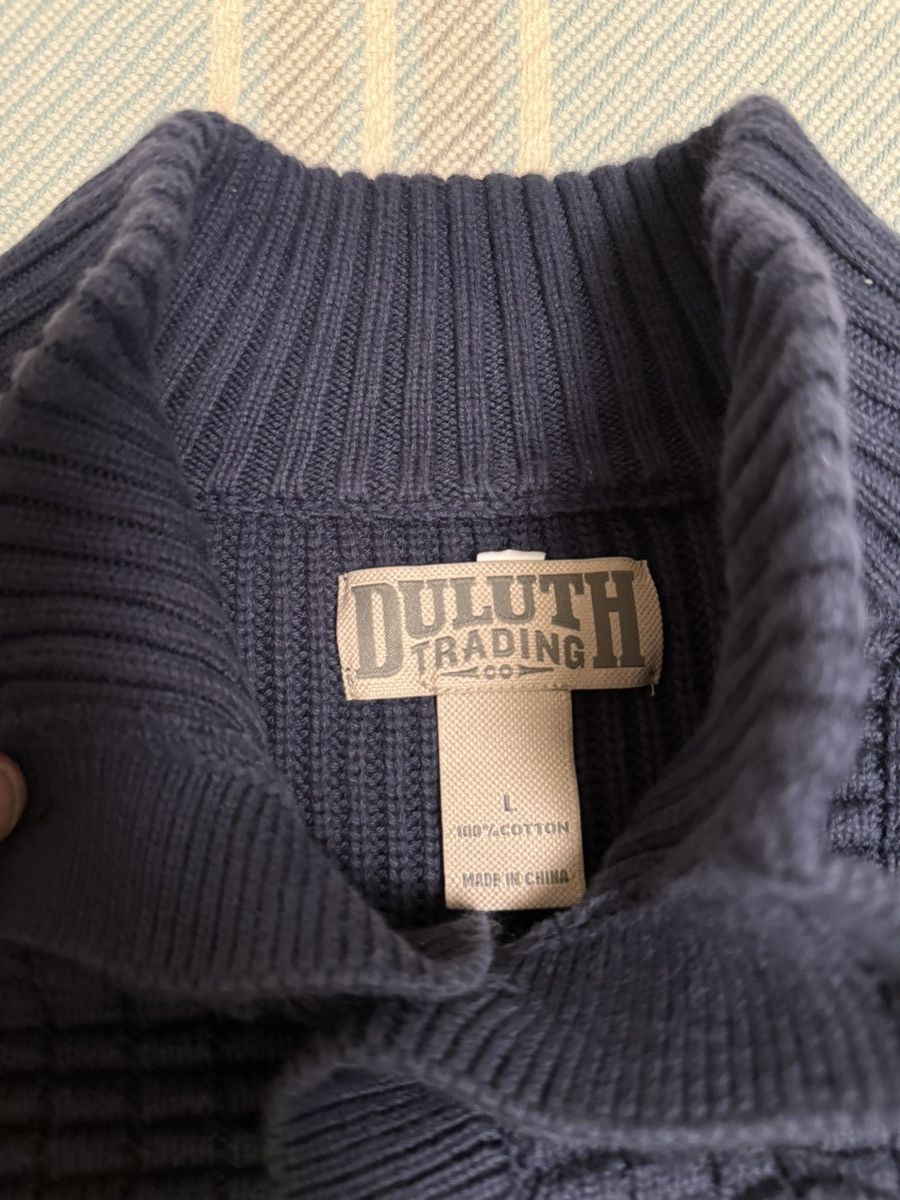 Duluth Trading Company Duluth Trading Company Navy Guide Sweater Size US L / EU 52-54 / 3 - 3 Thumbnail