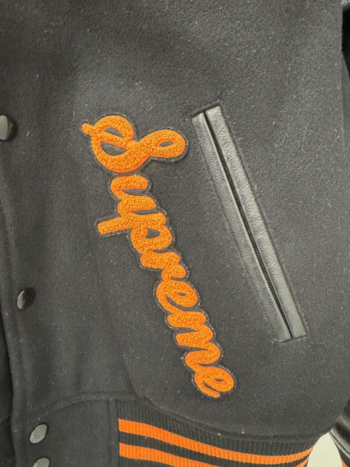 Supreme Supreme Supreme Team Orange Varsity Jacket Size US L / EU 52-54 / 3 - 4 Thumbnail