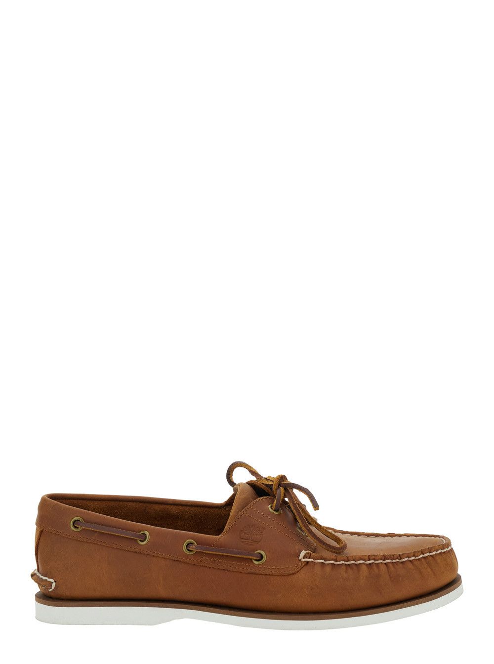 Timberland Brown Loafers with Bow Detail on the Front and Embossed Logo on the Side in Leather Man Size US 11 / EU 44 - 1 Thumbnail