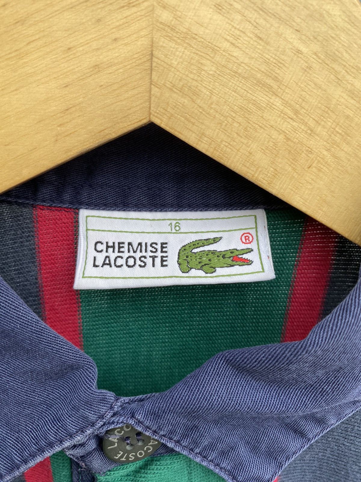Lacoste MADE IN FRANCE Vintage Lacoste Preppy Striped Rugby Polo Size US M / EU 48-50 / 2 - 9 Thumbnail