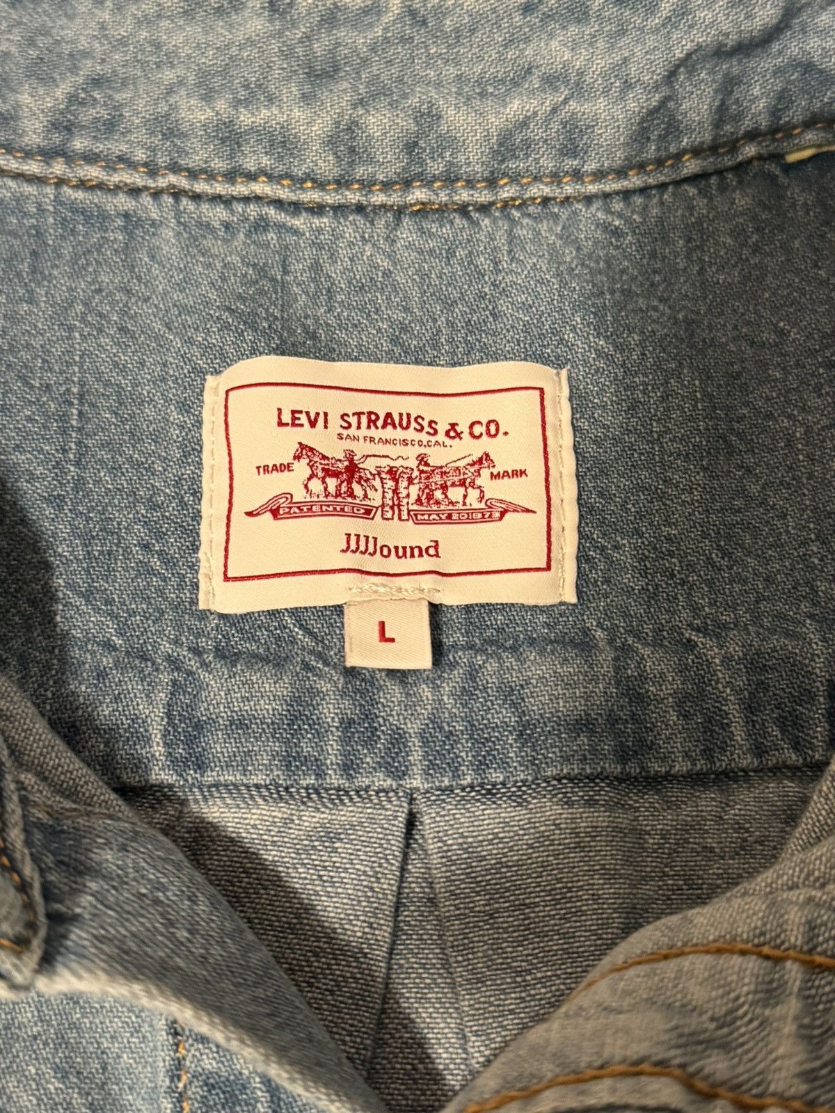 JJJJound × Levi's JJJJound Levi’s Denim Button up Shirt Size US L / EU 52-54 / 3 - 4 Thumbnail