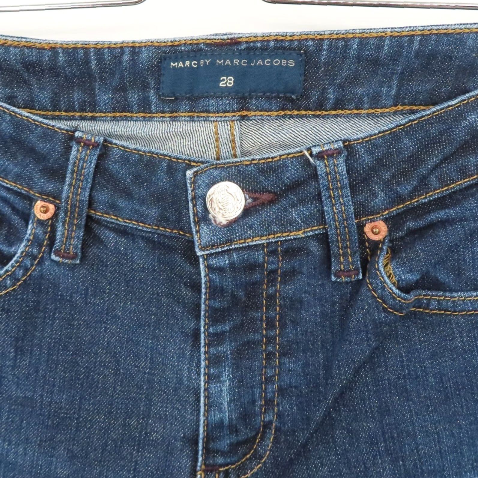 Marc by Marc Jacobs Marc by Marc Jacobs Women Jeans 28 Chrissie 003 Low Rise Skinny Leg Blue Denim Size 28" / US 6 / IT 42 - 4 Thumbnail