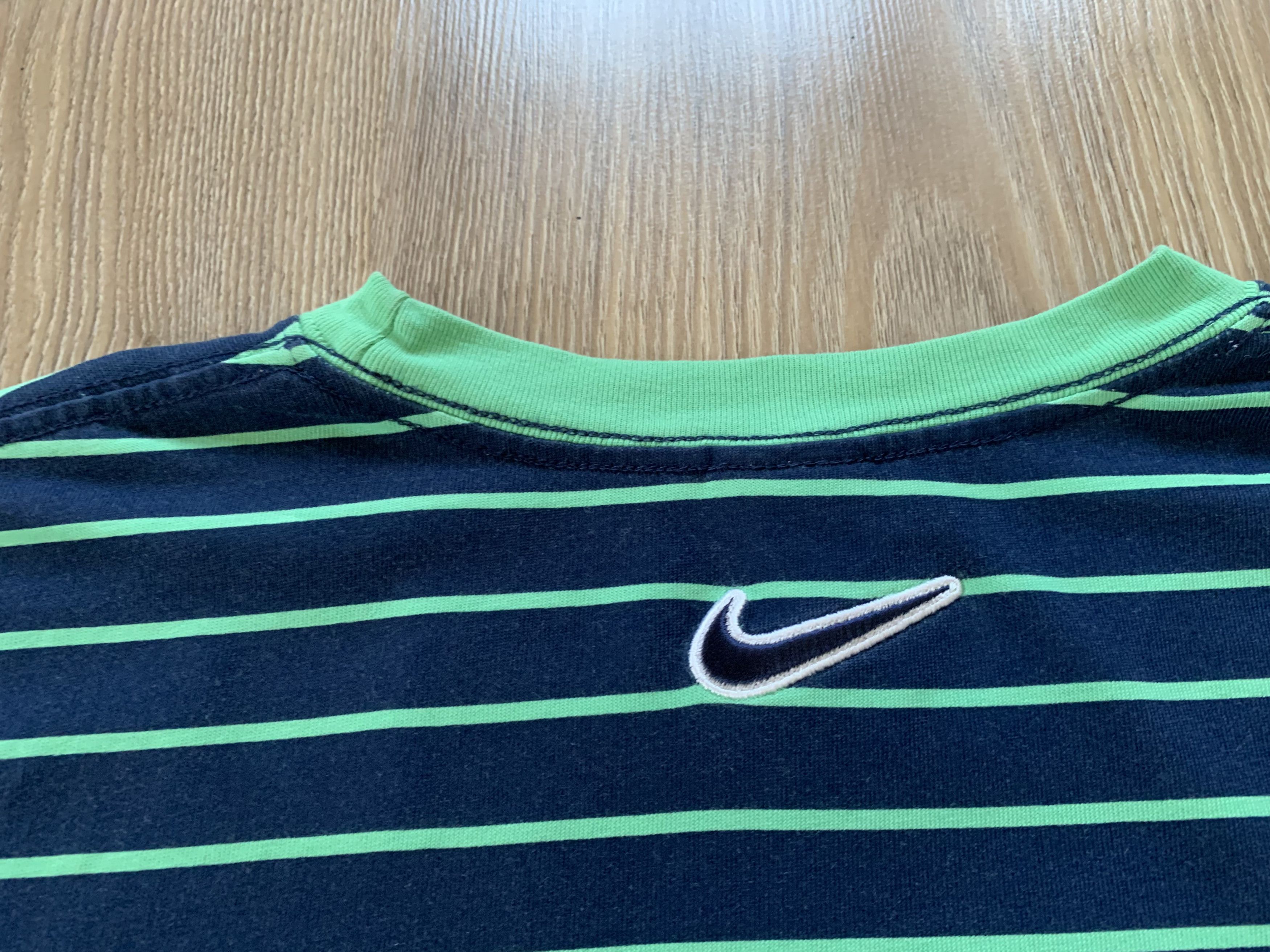 Nike × Vintage The Nike Tee Stripe Cotton T Shirt 2023 Size US L / EU 52-54 / 3 - 6 Thumbnail