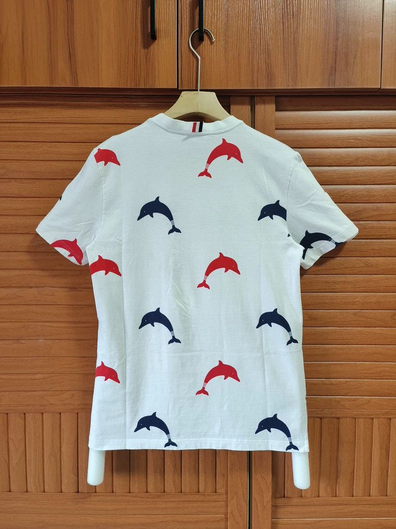 Thom Browne Thom Browne Printed round neck short sleeves Size US L / EU 52-54 / 3 - 2 Thumbnail