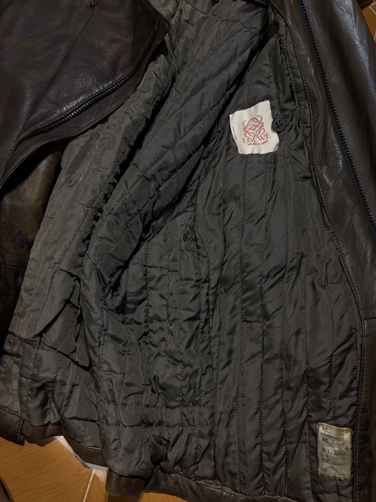 Loewe 1980s Loewe Madrid 1846 Vintage lambskin Leather Size US L / EU 52-54 / 3 - 7 Thumbnail