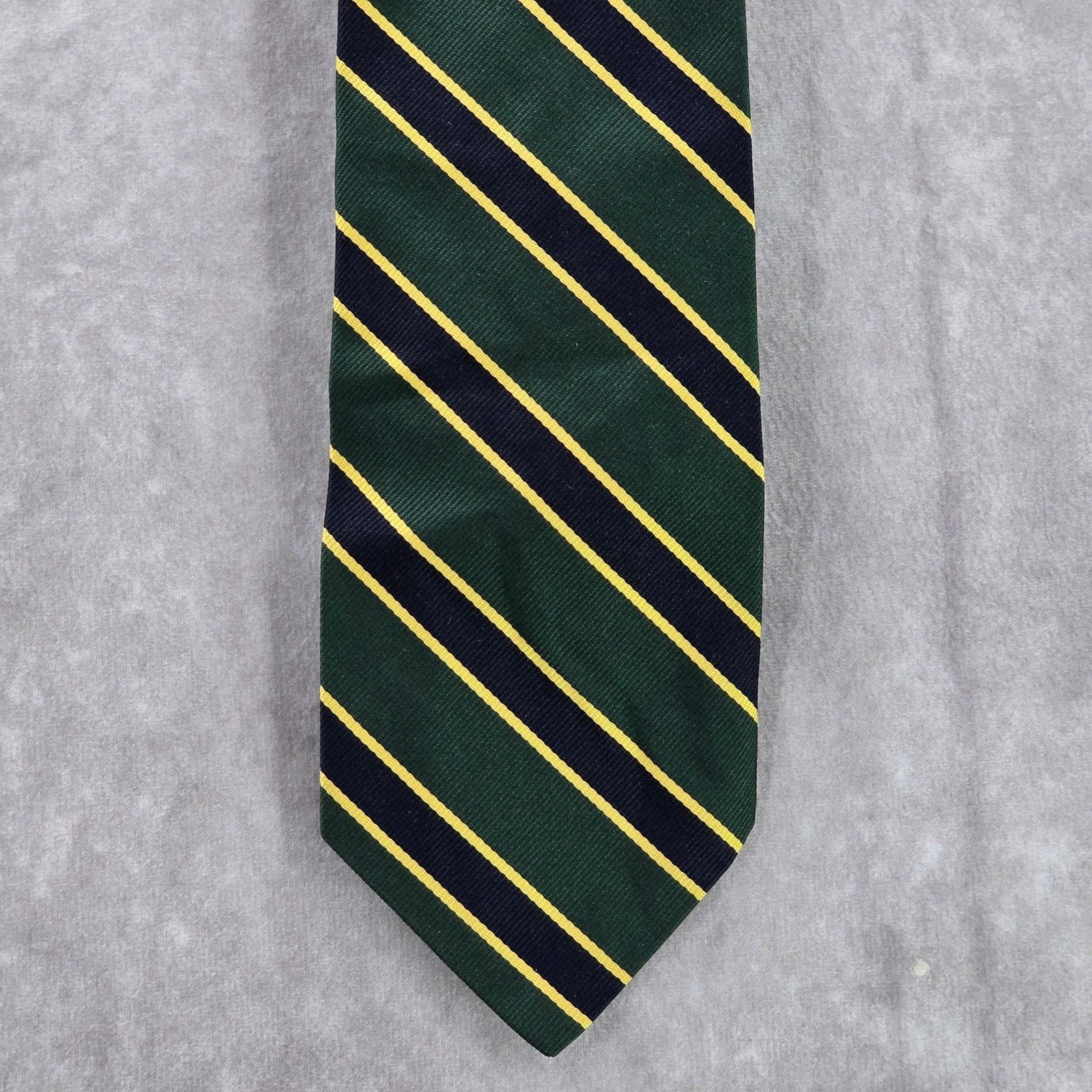 Robert Talbott Robert Talbott for Bunce Brothers Black Stripe Silk Neck Tie Size 28 - 1 Thumbnail