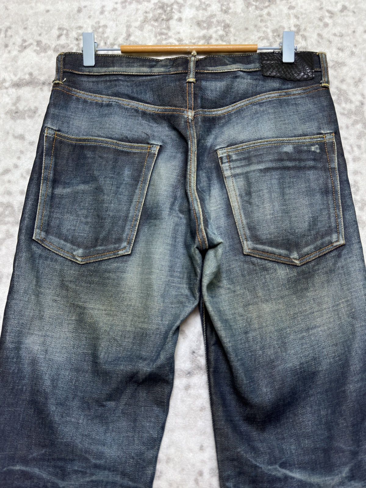 Visvim Vintage Visvim Social Sculpture 03 NW Slim Straight Jeans Size US 31 - 8 Thumbnail