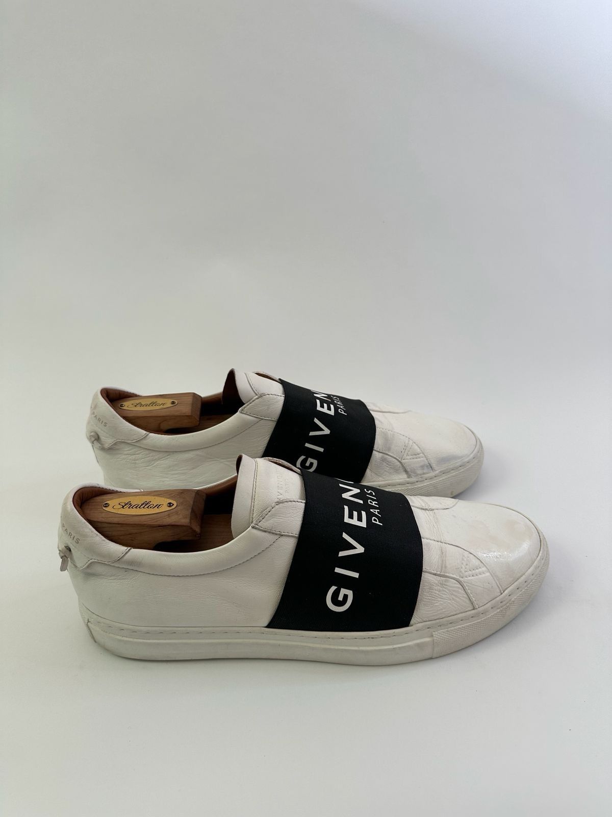 Givenchy Givenchy White Leather Urban Street Slip On