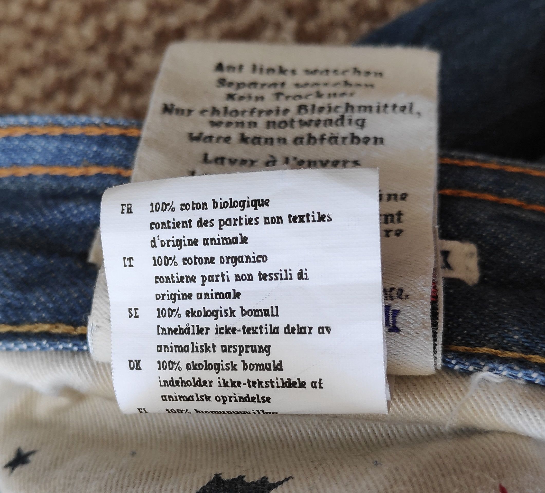 Kings Of Indigo K.O.I. Kings of Indigo Selvedge Slim Mid Rise Denim Jeans Size US 33 - 15 Thumbnail