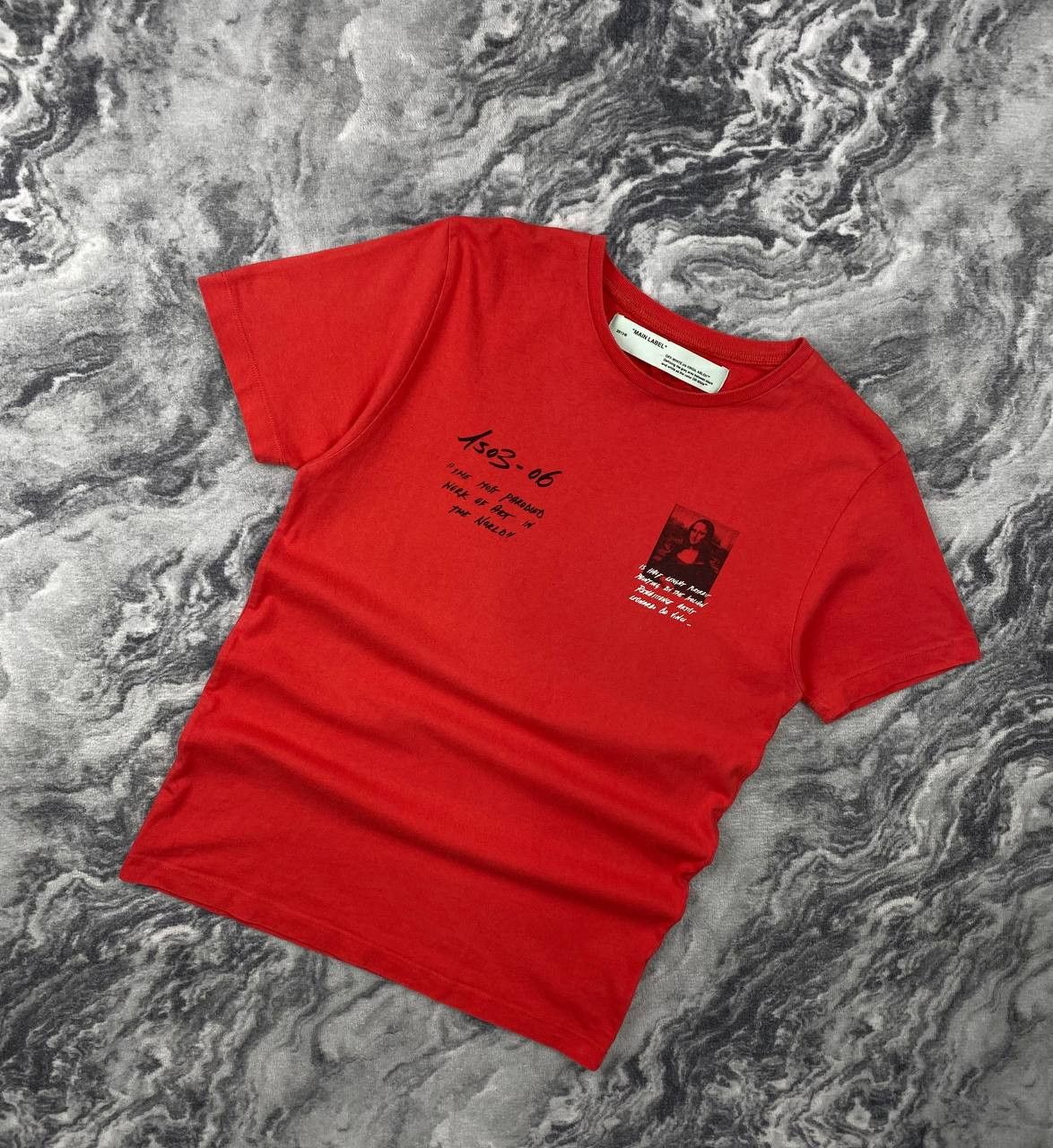 Off-White Off-White Slim Fit Monalisa Graphic Print T Shirt Men Size US S / EU 44-46 / 1 - 3 Thumbnail